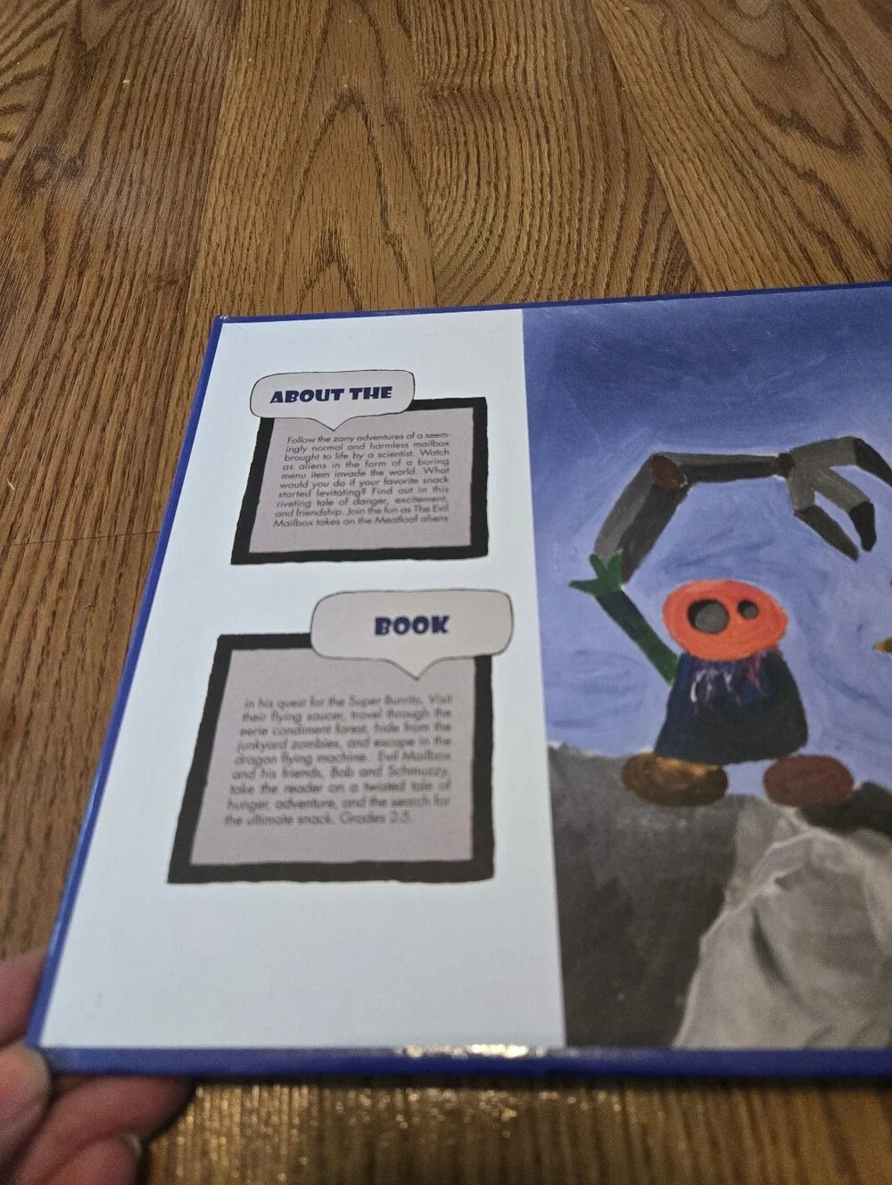 The Evil Mailbox and the Super Burrito Kids Hardcover Book Illustrated Picture